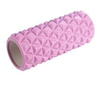 Foam Roller Yoga Roller 3D Diamond Cut Deep Tissue Massage Massage Roller Fitness Gym Exercise for Yoga Pilates(Pink 33cm)