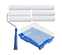 Foam Rolling Tool - 7 Inch Household Applicator, Head | Long Lasting Paint Stick, Professional Coating Accessory for Interior and East Walls