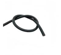 Foam Rubber Strip Nitrile Rubber Solid Sealing Rope, Black NBR Strip Round O-Shape Gasket Seal for Automobile 1 piece(7MM*5M)
