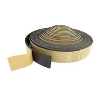 Foam Rubber Tape, Single Sided EVA Sponge Seal Strip Black Multiple Sizes(10mm x 10mm x 2m)