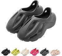 Foam Runner Shoes for Men Women, Breathable Lightweight Slides Slippers, Non-Slip Quick-Drying Super Soft, Casual Hollow Sports Shoes, Outdoor Walking Sneakers, Beach Sandals