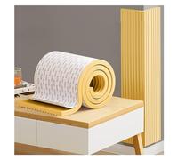 Foam Safety Strips, 20cm Wide Anti-Collision Soft Bag Sponge Mats, 1cm Thick Self-Adhesive Parking Space Wall Sticker, Corner And Edge Guard Strip (Color : Yellow, Size : 2m/6.56ft)