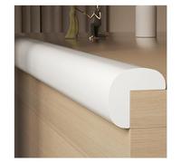 Foam Safety Strips, L Type Safety Edge Protection Strip, Self-Adhesive Children Anti Collision Strip, Table Corners Cushion Bumper For Furniture Desk Worktop (Color : White, Size : 10m/32.8f
