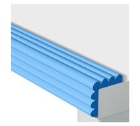 Foam Safety Strips, Self-Adhesive W Shape Table Protectors Corners Cushion Bumper, Edge Children's Anti Collision Strip For Glass Table Furniture Fireplace (Color : Blue, Size : 20m/65.61ft)