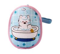 Foam Scrub Bag, Mesh Body Scrubber, Foaming Sack, Soft Nylon Foam Mesh, Delicate Bath Piece with Sturdy Design, Travel p, blue, Please refer to the description, Please refer to description