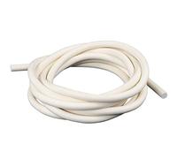 Foam Seal Strip, 10m Silicone Rubber Sponge Strip, 1mm-7mm White Sealing Strips, Closed-Cell Circular Foam Support Rod Seal, 1pcs(1.2MM 10M)