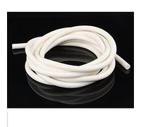 Foam Seal Strip, 10m Silicone Rubber Sponge Strip, 1mm-7mm White Sealing Strips, Closed-Cell Circular Foam Support Rod Seal, 1pcs(7mm 10M)
