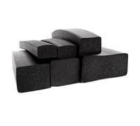 Foam Seal Strip, EPDM Rubber Foam Sponge Bar Seal Strip, Flat 3 5 10 20mm× 10 15 20 25 30 40 50mmmm Sponge Strips, Marine Weather Strip, 1m Black(10 * 15)