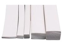 Foam seal strip, Silicone Foam Seal Strip, Square Rubber Sponge White 4x4mm to 30x30mm 1 Meter(10x10mm)