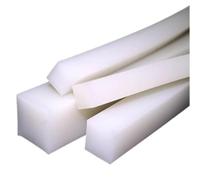 Foam Seal Tape,Weather Strip,Silicone Rubber, White Solid Square Weatherstrip 6×6mm-30×30mm, Anti Oil High Temperature Gasket, 1pcs(6x8mm)