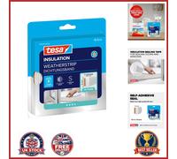 Foam Sealing Tape 6m x 9mm Self-Adhesive for Insulating Windows and Doors