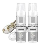 Foam Shoe Cleaner, 200ml Unbloo Foam Shoe Cleaner, Multi-functional Cleaning and Stain Removal Cream, Convenint and Quick Easily to Carry Sneaker Cleaning Kit for Various Fabrics (2pcs)