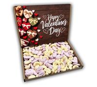 Foam Shrimps and Bananas Happy Valentines Day Sweets Gift Box Hamper (KRAFT VALENTINES FRONT)