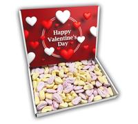 Foam Shrimps and Bananas Happy Valentines Day Sweets Gift Box Hamper (RED VALENTINES FRONT)
