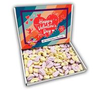 Foam Shrimps and Bananas Happy Valentines Day Sweets Gift Box Hamper (RETRO VALENTINES FRONT)