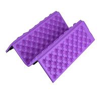 Foam Sitting Pad, Portable Lightweight Mini Folding Mat for Outdoor (purple+black)