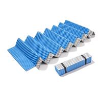 Foam Sleeping Pad Closed Cell Mat for Superior Insulation Compact Storage Foldable Portable for Hiking and Camping(Blue)