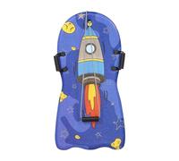 Foam Snow Sled with Handles and Tow Rope for Kids & Adults - Cushioned 1" Thick Sled Board for Winter Fun on Snowy Hills - Lightweight, Durable, Easy to Carry | Outdoor Adventures (Space)