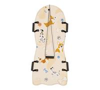 Foam Snow Sled with Handles and Tow Rope for Kids & Adults - Cushioned 1" Thick Sled Board for Winter Fun on Snowy Hills - Lightweight, Durable, Easy to Carry | Outdoor Adventures (Dogs)