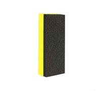 Foam Sponge Applicator for Car Buffing Polish Wax For Pads 1PCS with Dual Side Sponge for Glass and Care (Yellow)