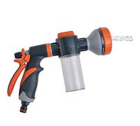 Foam Spray Hose Nozzle | Adjustable Water Hose Sprayer with Dispenser,8 Adjustable Watering Patterns Water Guns with Comfort Grip for Plant Watering, Car & Pet Washing Zorq