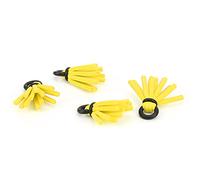 Foam Strike Indicators for Fly Fishing with High Buoyancy and Easy Attachment 4pcs Lightweight Accessories (Yellow)