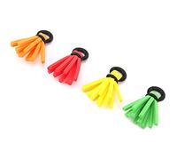 Foam Strike Indicators for Fly Fishing with High Buoyancy and Easy Attachment 4pcs Lightweight Accessories (4 colors mixed)
