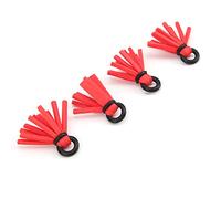 Foam Strike Indicators for Fly Fishing with High Buoyancy and Easy Attachment 4pcs Lightweight Accessories (Red)