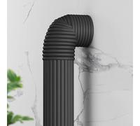 Foam Tape, Outdoor Foam and Foil Pipe Wrap Insulation Tape, Pipe Insulation Wrap, Foam Adhesive Wrap Cover, 2M*8cm, for Winter Freeze Protection Insulation Wrap for Cold Hot Water Pipes(Black)