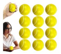 Foam Tennis Balls - High Elasticity Practice Tennis | Foam Balls For Kids Beginners Training Practice Home Court Outdoor Backyard School Playground Recreation Exercise Fun Sports Activity