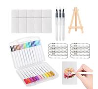 Foam Texture Painting Kit,24 Color Painting Pens with 3D Effect, Fun DIY Crafts - Foam Texture for DIY Art - for Kids Kindergarten