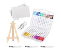 Foam Texture Painting Kit - Complete Art Roller Kit, Lightweight Easy Grip Handles, Various Shape Stamps, Smooth Application Layout with Surface Compatibility v