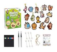 Foam Texture Painting Kit - Paper 21.5 x 18.5 x 3 cm | 3D Effect Paint Kit | Foam Texture Drawing Kits for Children, Students, DIY Crafts and Creative Projects at Home or School