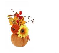 Foam Thanksgiving Wreath 20cm Pumpkin Maple Leaf Autumn Decor