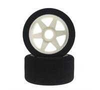 Foam tire 1:8 on-road with front rim 35 Shore Evolva Kyosho 36223-35