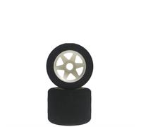 Foam tire 1:8 on-road with rear rim 32 Shore Evolva Kyosho 36224-32