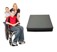 FOAM UNIVERSE Wheelchair Cushions for Pressure Relief Memory Foam Waterproof Orthopedic Back Support Removeable Zipped Cover Ask Any Customize Size (Grey, 16x18x3inch 40x45x7.5cm)