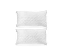 Foam & Upholstery Warehouse 2-Pack Quilted Extra Filled Anti-Allergy Pillows - Super Firm, Ultra Soft, Plush Bounce Back Support for Ultimate Comfort & Long-Lasting Loft