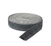 Foam & Upholstery Warehouse Black & White Herringbone Webbing, Upholstery Webbing 2" Wide X 5 Mtr Roll