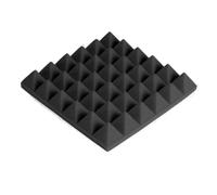 Foam Wall Panels Treatment Soundproof Sound Proof Padding Soundproofing Foam Panel Sound-Absorbing Foams Studio Acoustic(Black)