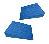 Foam Wedge for Fitness Exercises Lightweight Durable EVA Support Elements Compact Set of 2 Squat Wedge Block Pilates Push Up Multipurpose Outdoor Indoor Utility