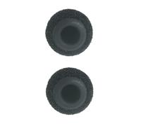 Foam Windscreen Covers/Pop Filter/Wind Shield with Silicone Holder Compatible 2pcs for RODE Smartlav＋ Lavalier Mic with Diameter of 4-5.0mm (Black)