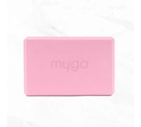 MYGA Yoga Block - Lightweight EVA Foam Yoga Brick - High Density Non-Slip Block for Pilates, Balance and Flexibility - Dusty Pink