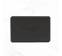 MYGA Yoga Block - Lightweight EVA Foam Yoga Brick - High Density Non-Slip Block for Pilates, Balance and Flexibility - Black