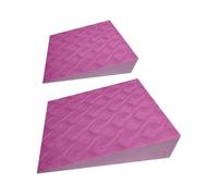 Foam Yoga Wedge for Exercise - Lightweight EVA Wedge Block Support Two Pieces | Block for Squats, for Pilates Push-ups Iron Balance Strength Training and