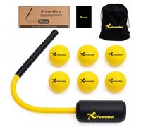 FoamBat Baseball & Softball Rope Swing Trainer, 2026 Upgraded High-Density Foam Style Connection Batting Training Bat for Better Feedback, Indoor/Outdoor Hitting Practice Aid for Youth Beginners