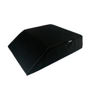 FOAMHAVEN Orthopedic Foam Leg Elevation Wedge - Acid Reflux Relief, Post-Surgery Recovery, Pregnancy Support, Enhanced Circulation, Leg Pain Relief. Removable Zipped Cover 60x50x15cm (Black)