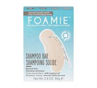FOAMIE Shampoo Bar, Coconut for Normal Hair, Plastic-Free, pH-Balanced, Soap-Free, No Sulphates or Parabens. Made in the UK.