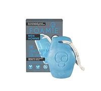 Foamie Shower Gel Men I "Seas the Day" 3-in-1 Soap Bar for Men with Water Mint & Lemon I Solid Shampoo, Face Wash and Body Wash I Refreshing Fragrance, Solid Shower Care For Skin And Hair I 90g