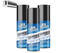Foaming Air Conditioner Cleaning Spray, Foaming No-Rinse Air Conditioner Cleaner Spray, Air Conditioner Cleaner,Gentle Deep Cleaning Foam Cleanser for Wall-Mounted Split AC Units (3PC)